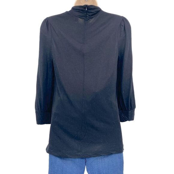 Banana republic Victorian Style Top Black Size S - Picture 3 of 8